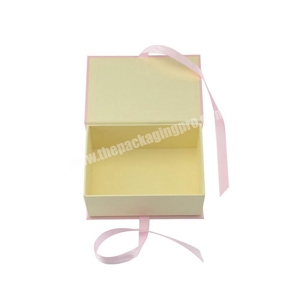 Hair extension wig Flat Folding Cardboard Gift box Collapsible Magnetic Box Custom Magnetic Closure Foldable Boxes