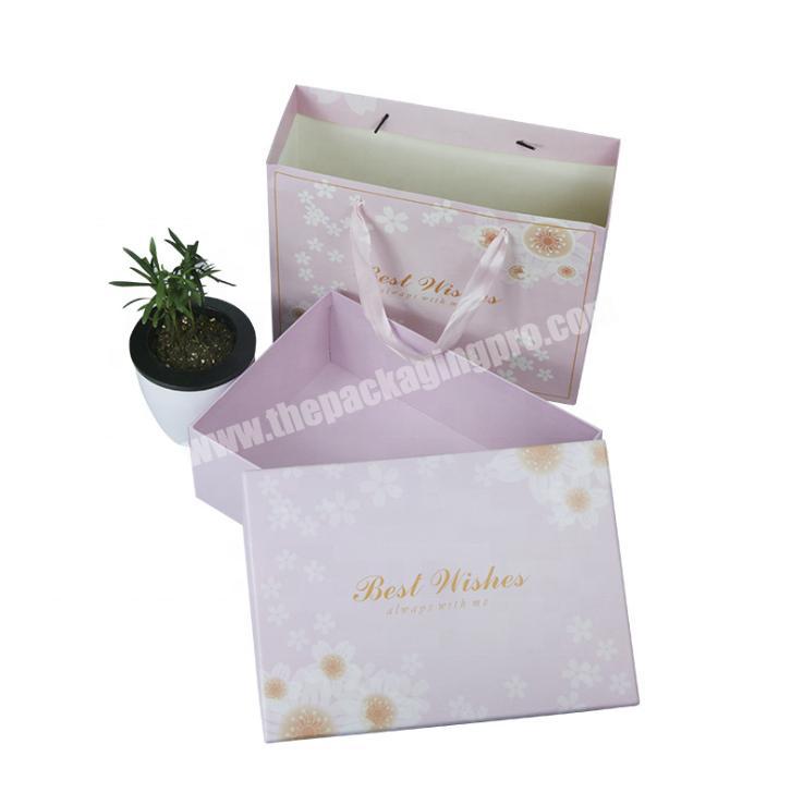 Handbag gift box custom flower gift box watch dress lipstick perfume snacks gift box