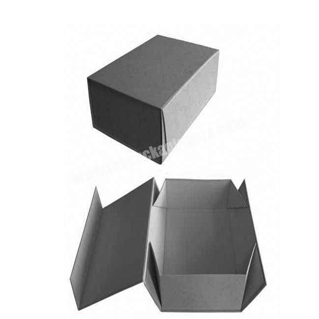 Handmade folding black gift packaging box