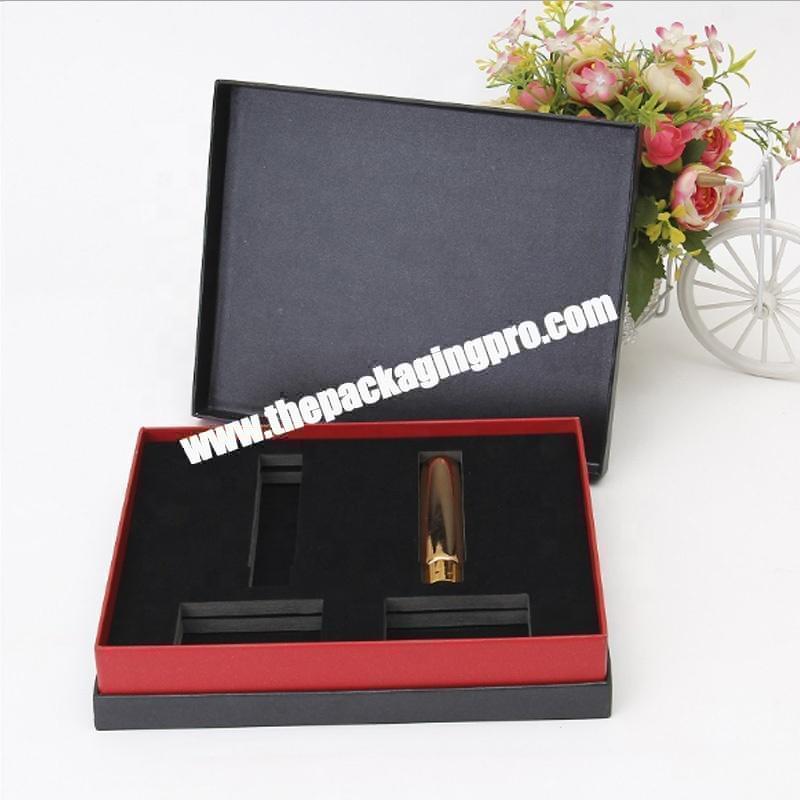 Handmade Luxury Matte Black Cardboard Shoe Packing Box