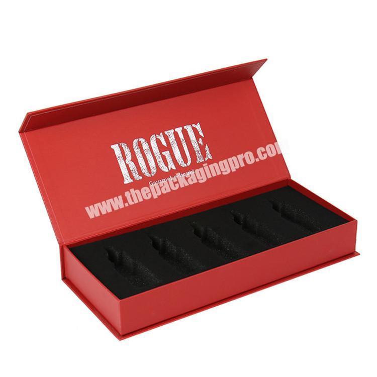 handmade magnet flip box for luxury essential oil packaging