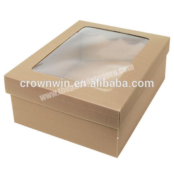 Handmade paper pillow box with window&Paper Gift Pillow Box
