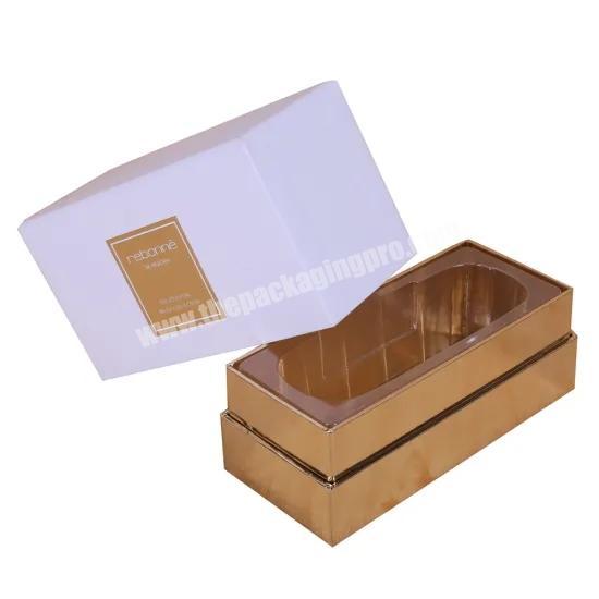 Handmade Rigid Lid and Bottom Gift Box with Plastic Inner