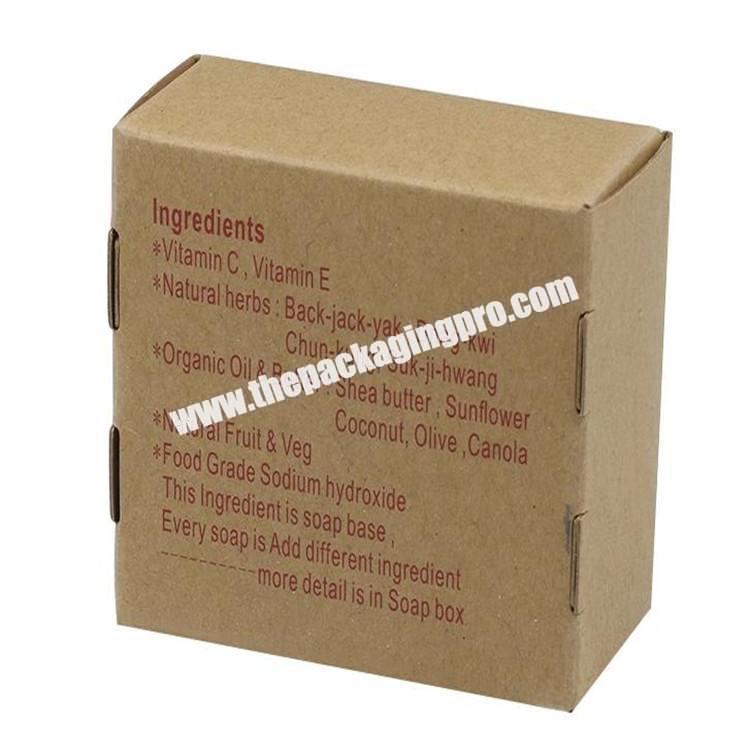 Handmade working home products cardboard gift packaging soap box