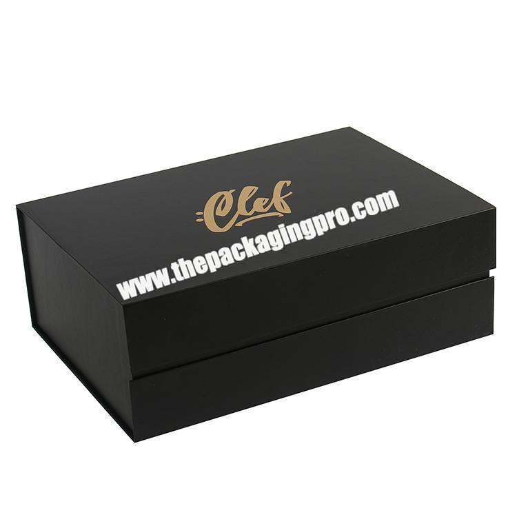 hard cardboard black magnetic shoe boxes with custom logo