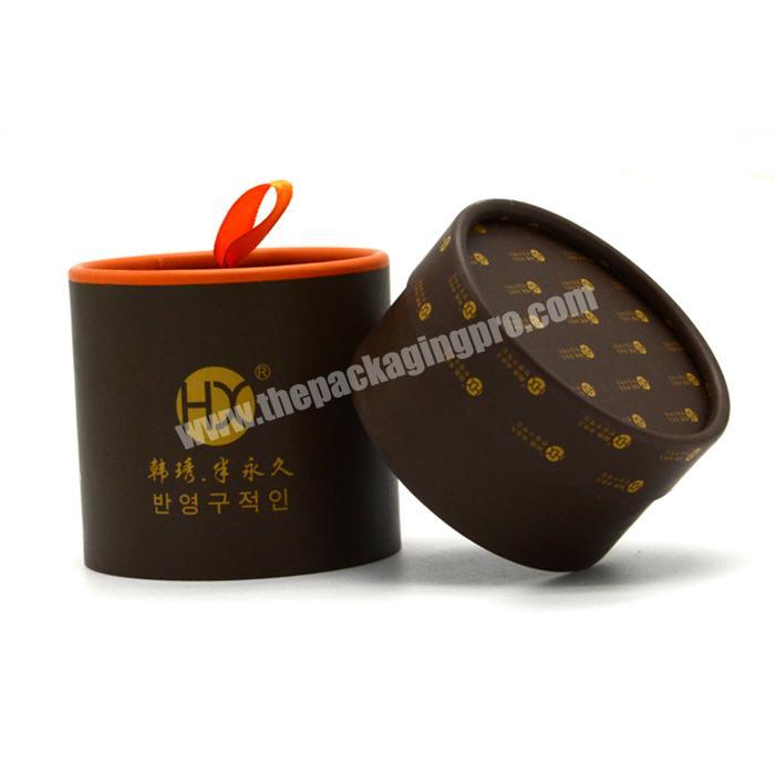 hard cylinder packing box round gift box packaging round paper tube