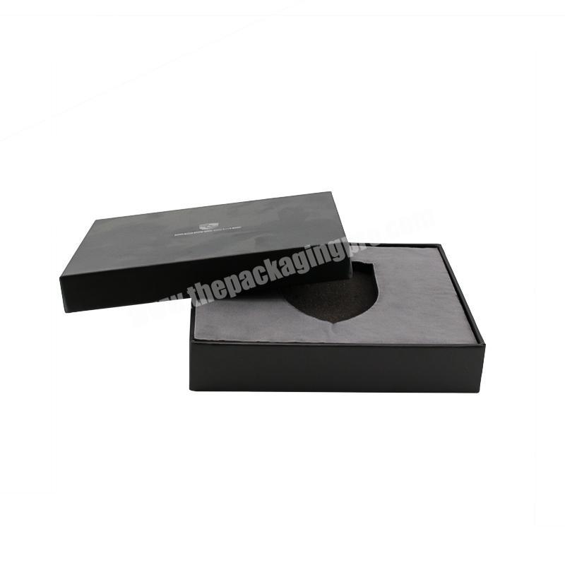 Hard paper cover necklace bracelet box packaging box with foam tray