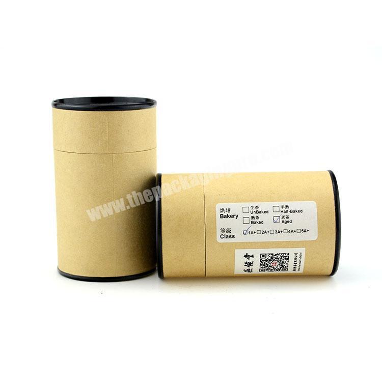 Healthy packaging round tea packaging box empty cylinder tea box