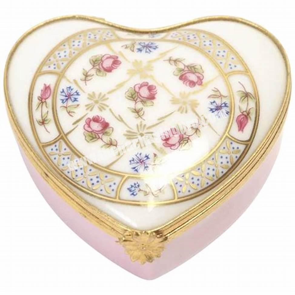 heart shape box for chinaware packaging
