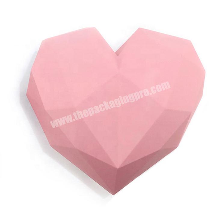 Heart shaped female bridesmaid hand gift box empty Tanabata gift box ins love