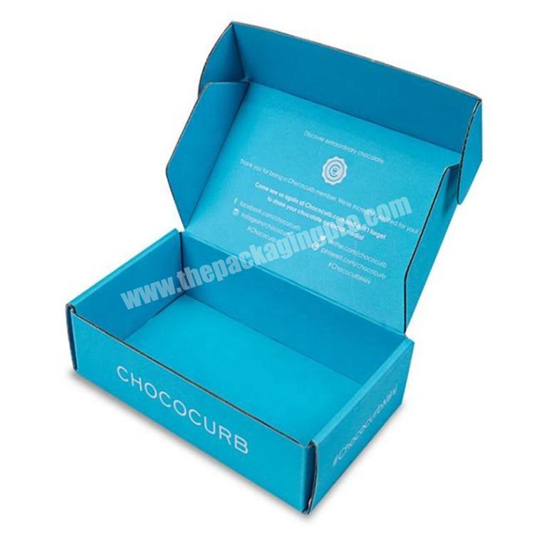 Heavy duty custom cardboard box for packing shipping boxes black matte shipping small carton box