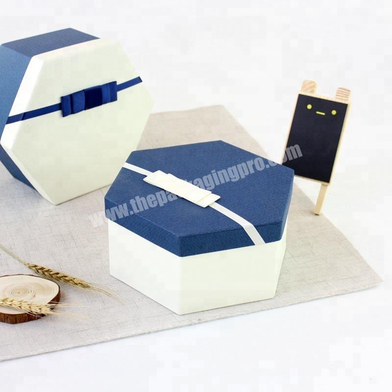 Hexagon gift box customization