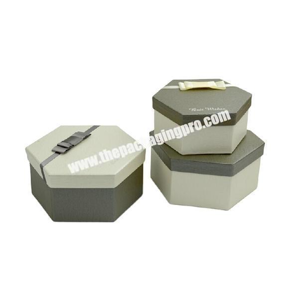 hexagon shaped paper chocolate bar gift boxes low moq