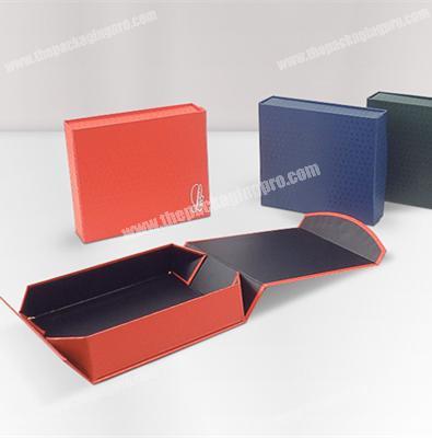 High end clothing gift box packaging luxury custom folding box