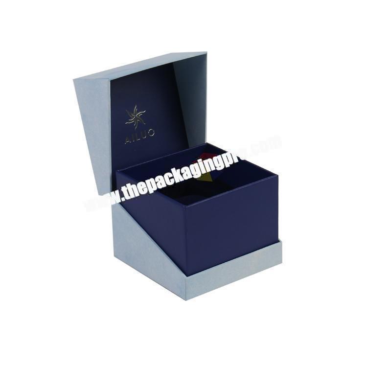 high end custom branded sturdy watch gift box packaging display