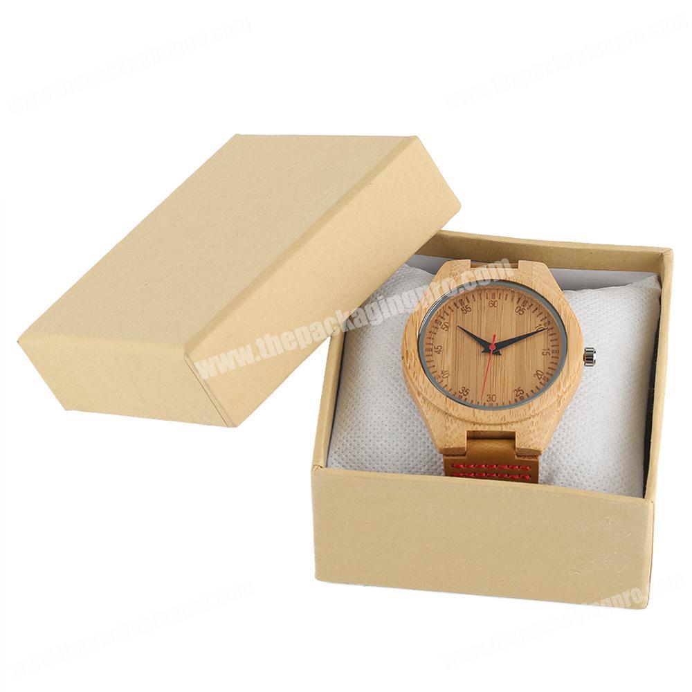 High end custom business paper cardboard gift watches men wrist packaging box
