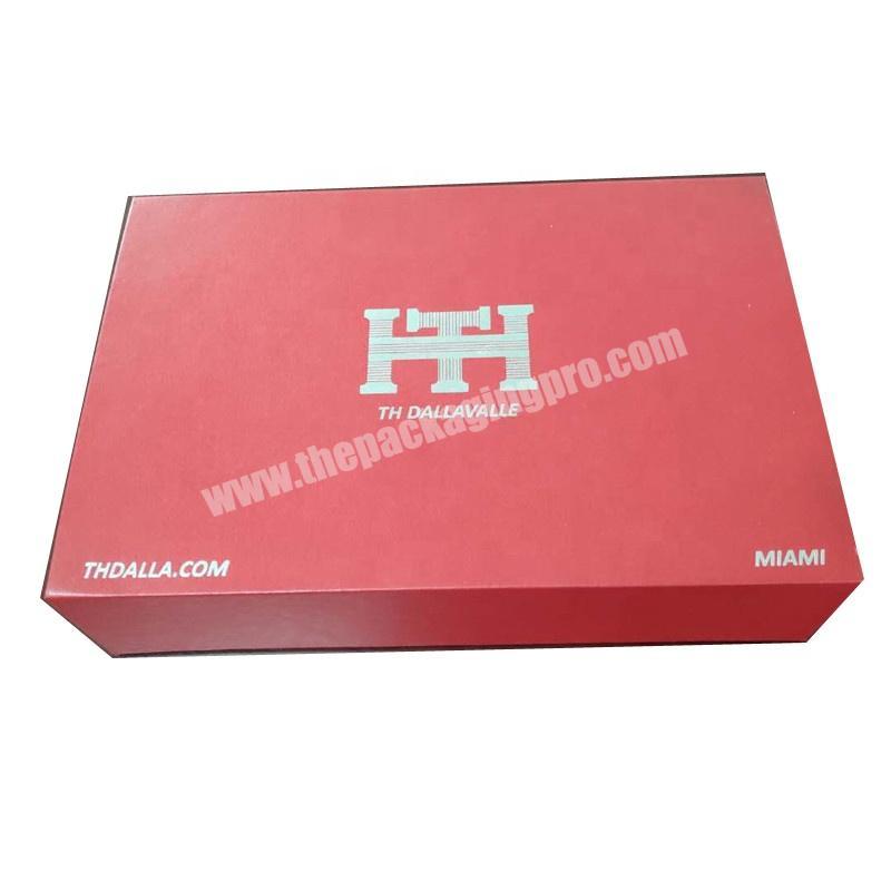 High end custom cardboard paper magnetic gift box cosmetic packaging