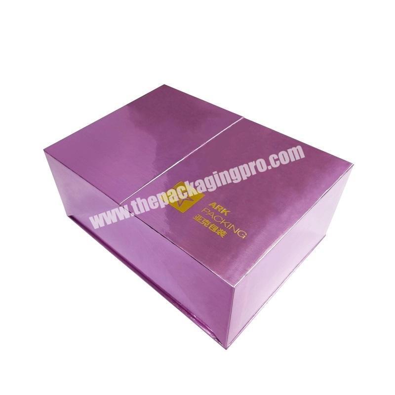 High End Custom Folded Ribbon Shapes Gift Box Jewelry Folding