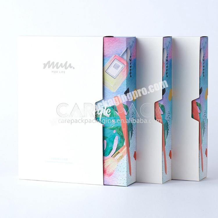 High end custom foot hand cosmetic face mask packing box for mask
