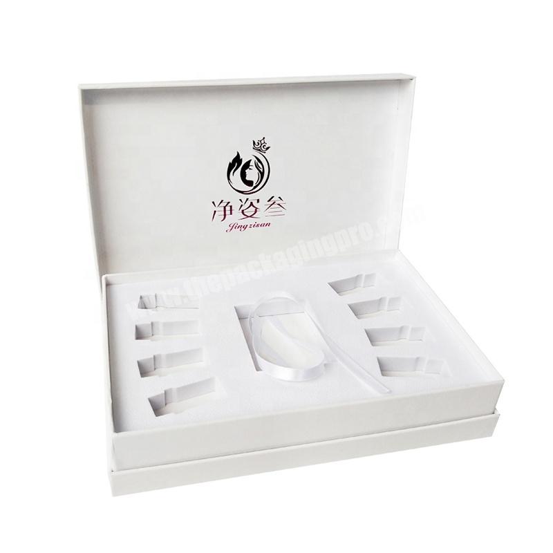 High-End Custom Logo Printed Lid And Base Cardboard Perfume Fragrance Packaging Box With Foam Inserts