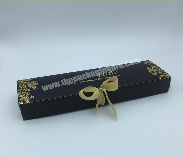 Shop High End Custom Luxury Black Matt Packaging Boxes with Spot Uv Embossed Logo