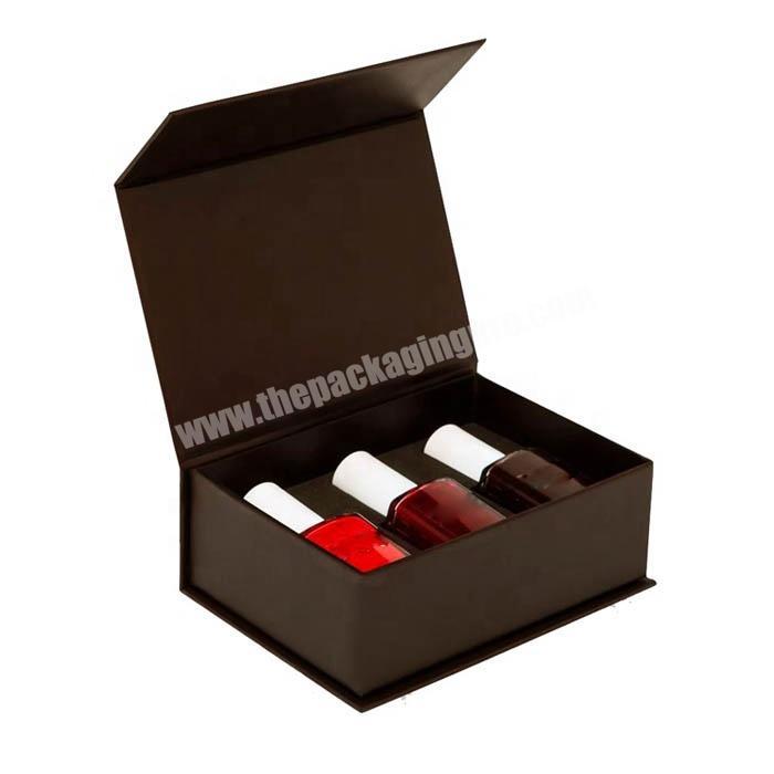 High end custom nail polish set gift box with insert