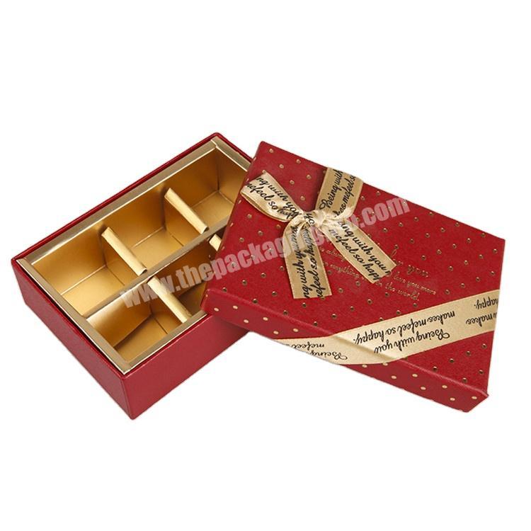 High- end Custom Paper Box with Your Own Logo Lid and Base Box for Chocolate Candies