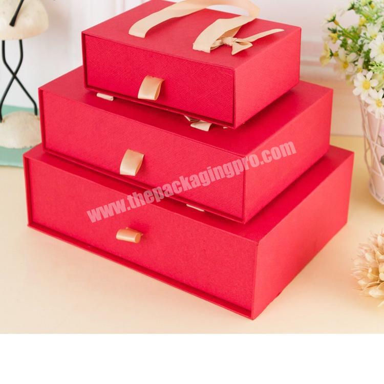 High-End Custom Personal Care Cosmetic Packaging Gift Drawer Paper Box