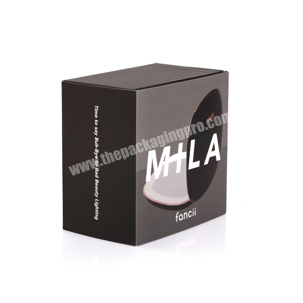 High end custom plant rigid paper packaging box for cosmetic mirror