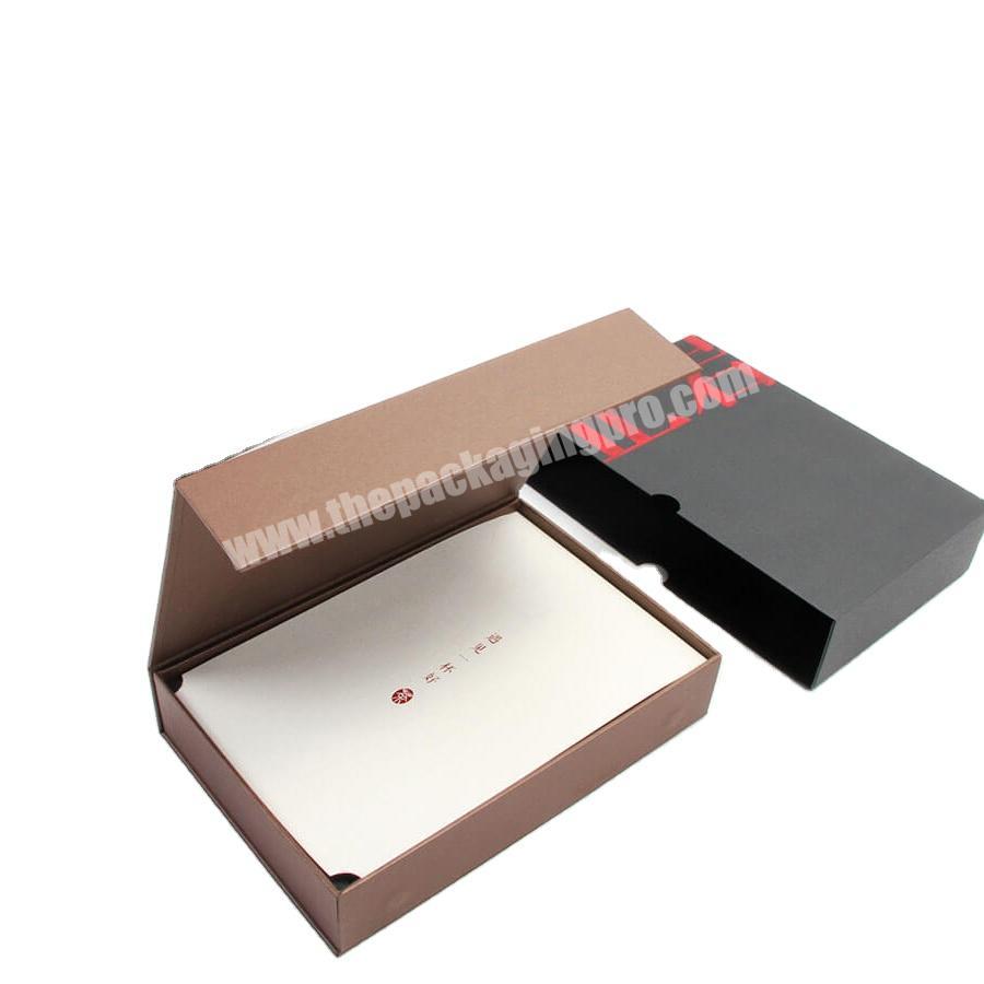 High-End Drawer Black Tea Gift Boxes and Tote Bags