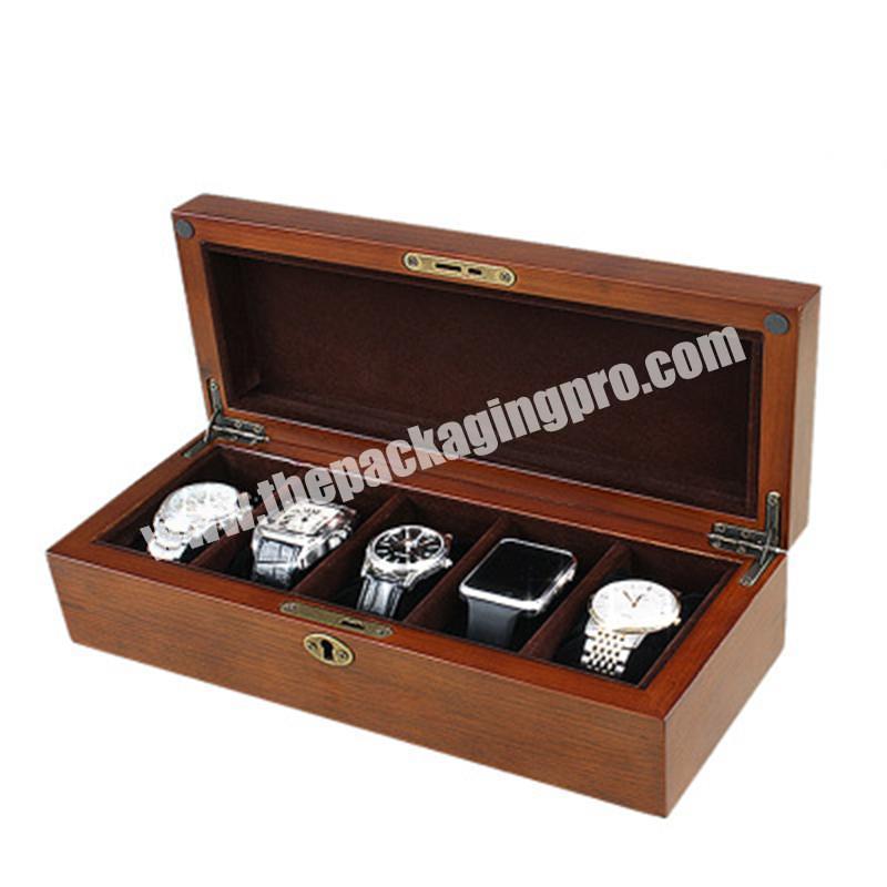 High End Empty Wooden Watch Packing Box