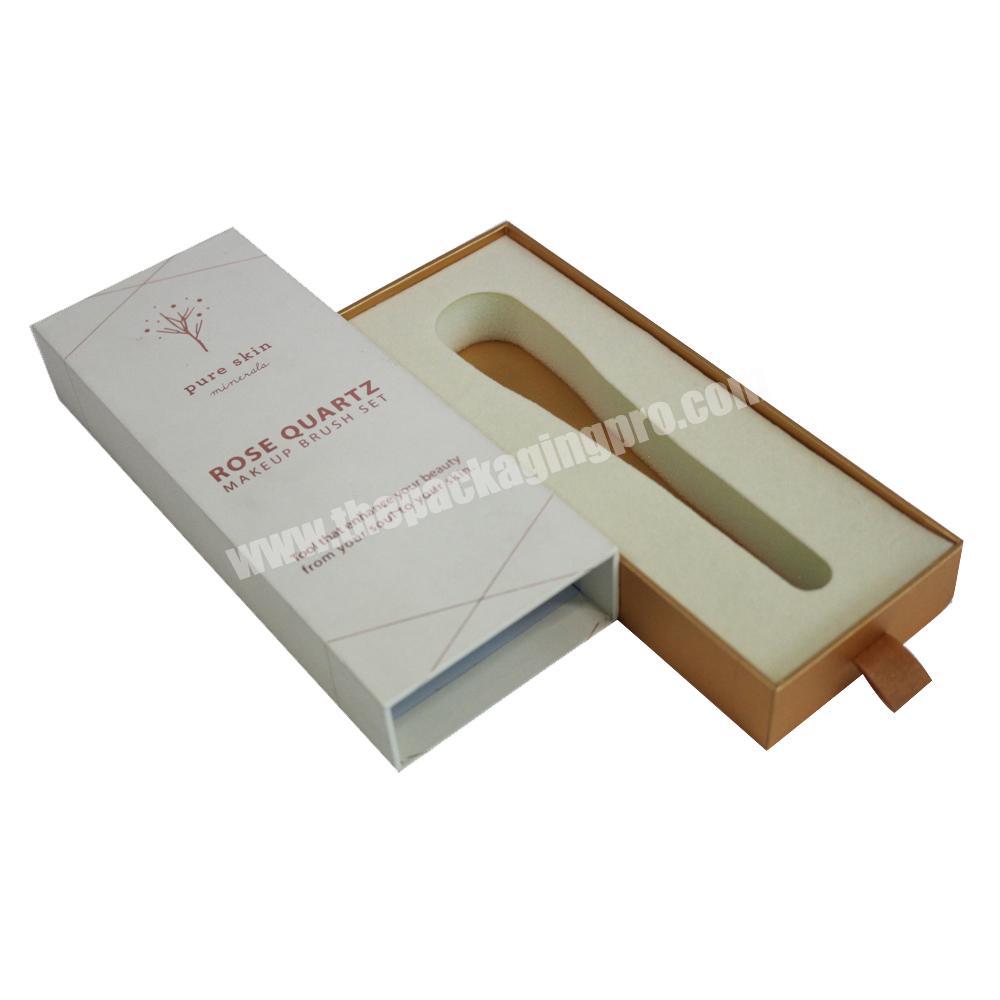 High end lurxuy make up drawer packaging cosmetic paper box