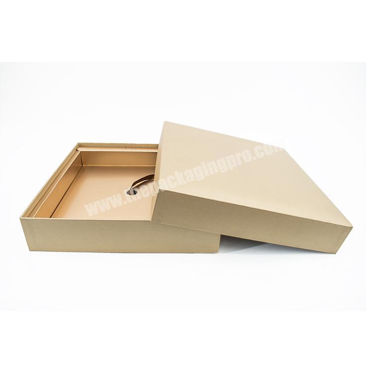 High-end Luxury paper lid and base Tea Gift Box with logo printing