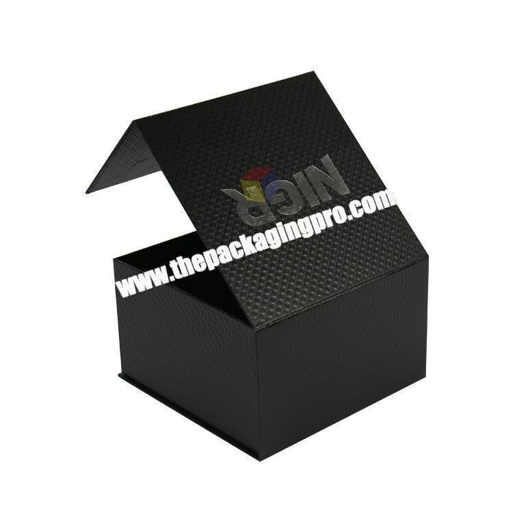 high end magnetic folding snapback cap packaging boxes