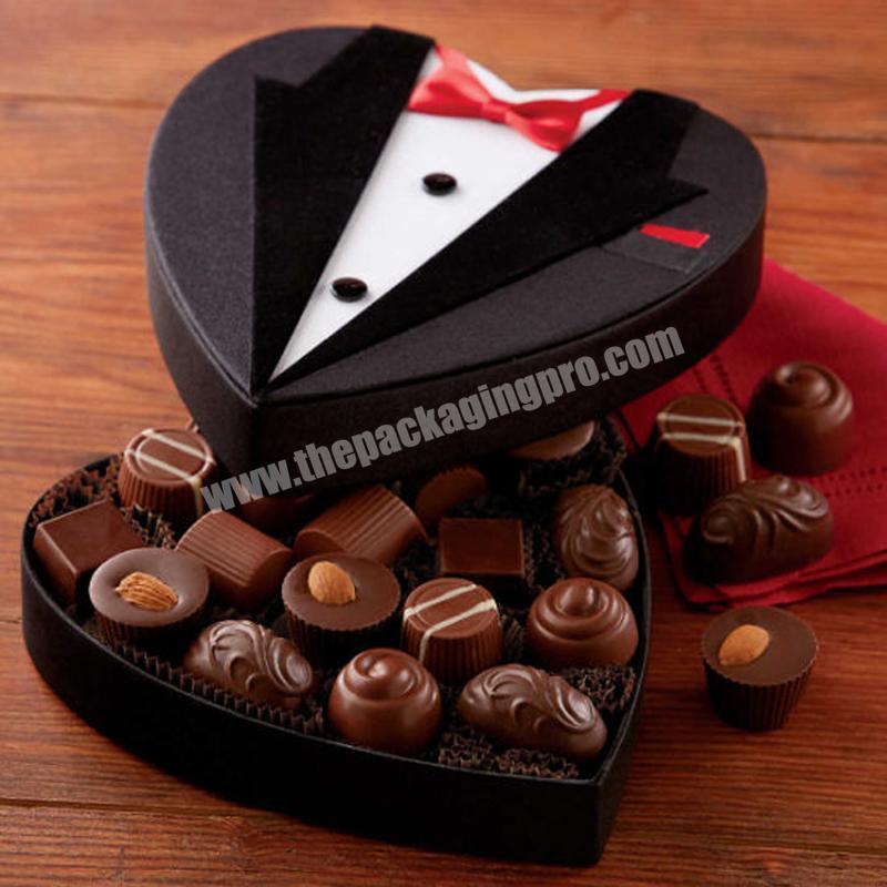 High-end New Design Heart Shaped Chocolate Gift Packaging Boxes