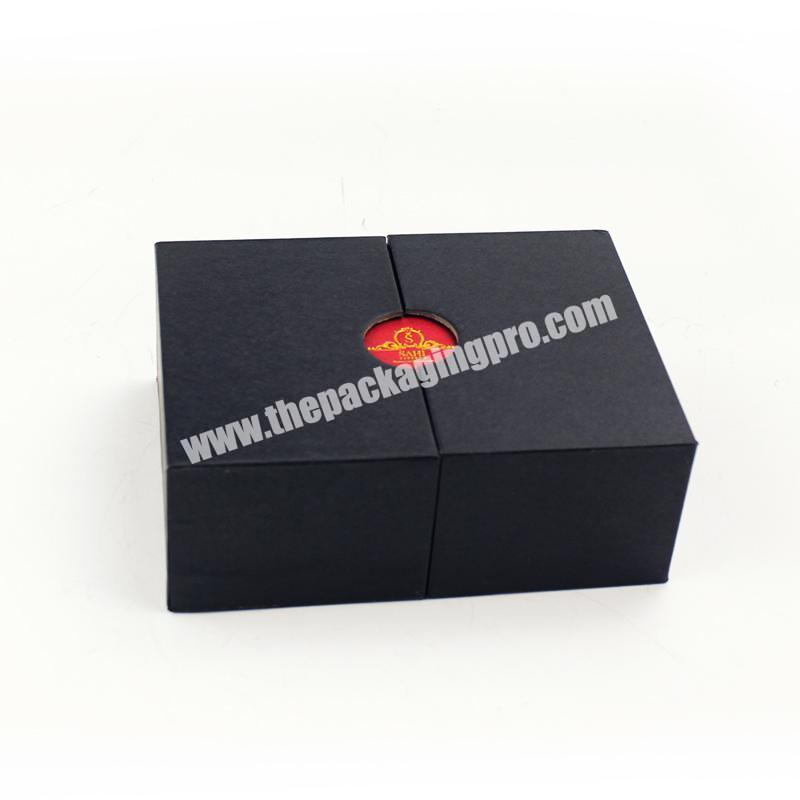 High-end Two Flaps Open Luxury Jewelry Gift Box Customize Manufacturer