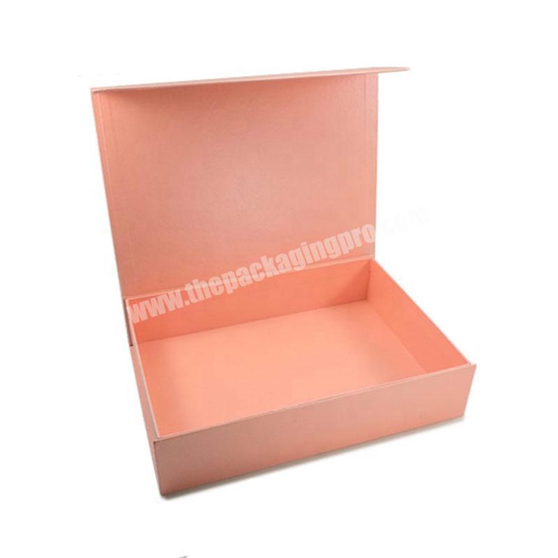 High-Grade Clamshell Type Book Shape Magnet Gift Packing Boxes Cosmetics Cardboard Box