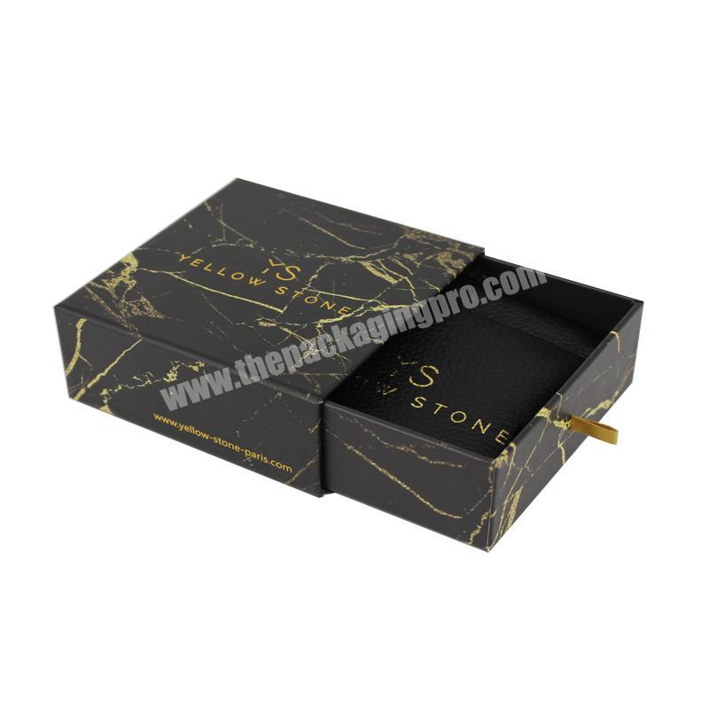 High Grade Quality Sliding Gift Cardboard Paper Packaging Drawer Jewelry Box