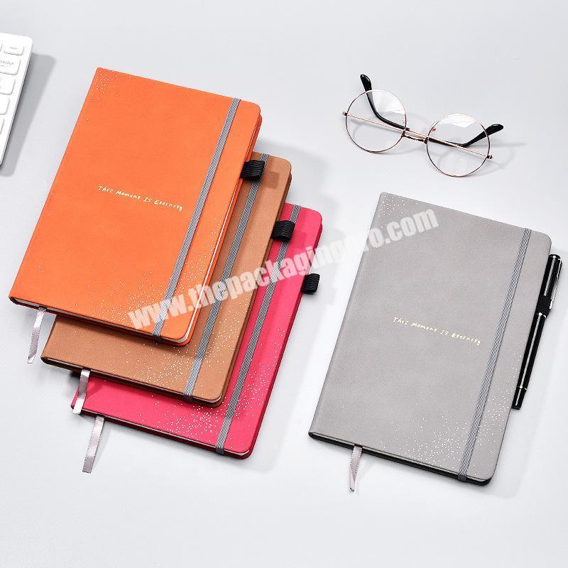 High Quality A5 A6 Customized PU Leather Design Your Own Notebook Classmate Diary For School