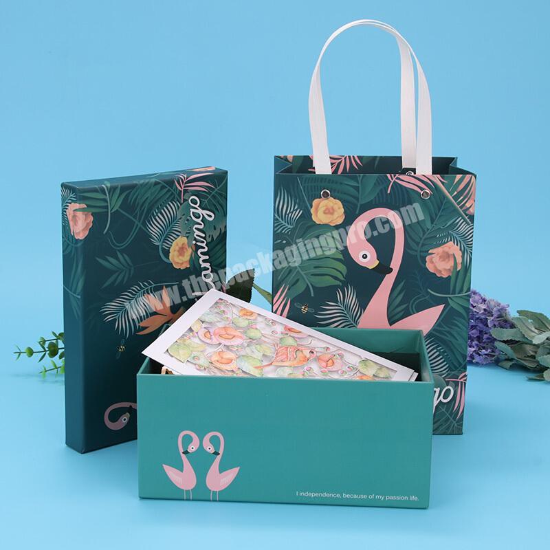 High Quality Assurance Safe Material Paper Baby Clothes Gift Box Packaging With Ribbon