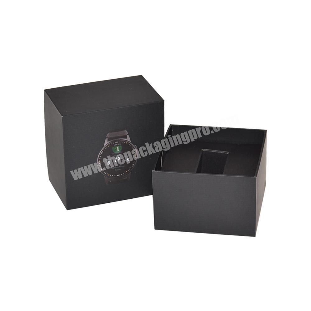 High Quality Black Cardboard Gift Packaging Paper Box