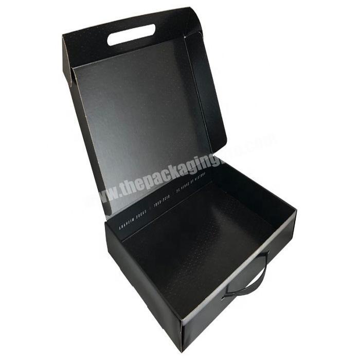 High-quality Black cardboard paper packaging suitcase box
