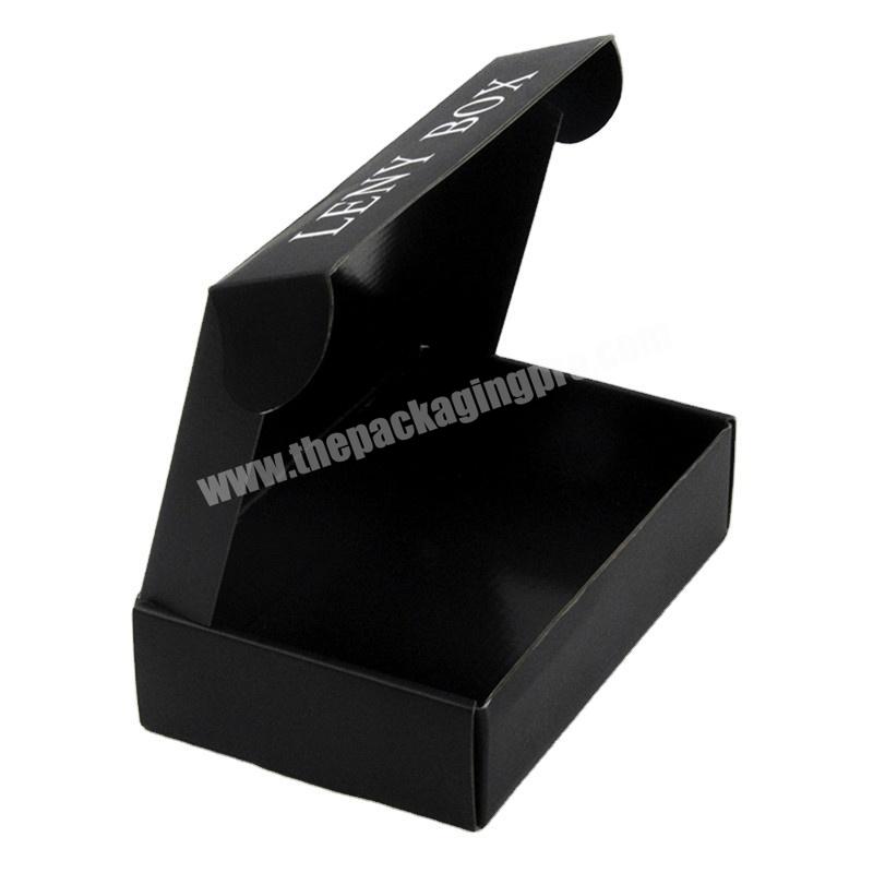 High quality black corrugated laptop packaging box