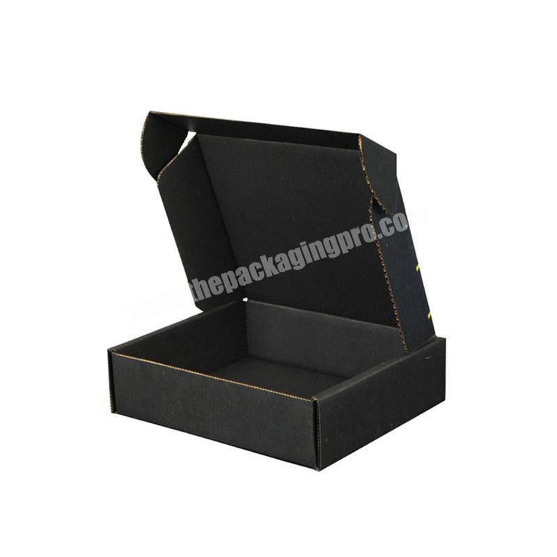 high quality black luxury mailer box