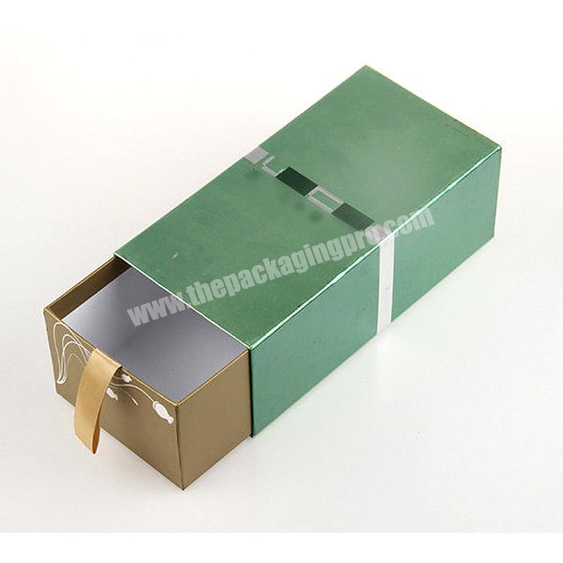 High Quality Black paper drawer box wedding favor box jewelry packaging boxes paper jewelry boxes with your logo printing