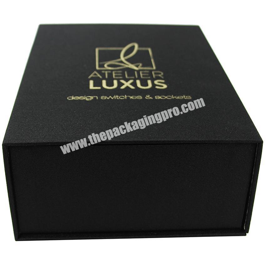 High Quality Black Rigid Foam Box Packaging