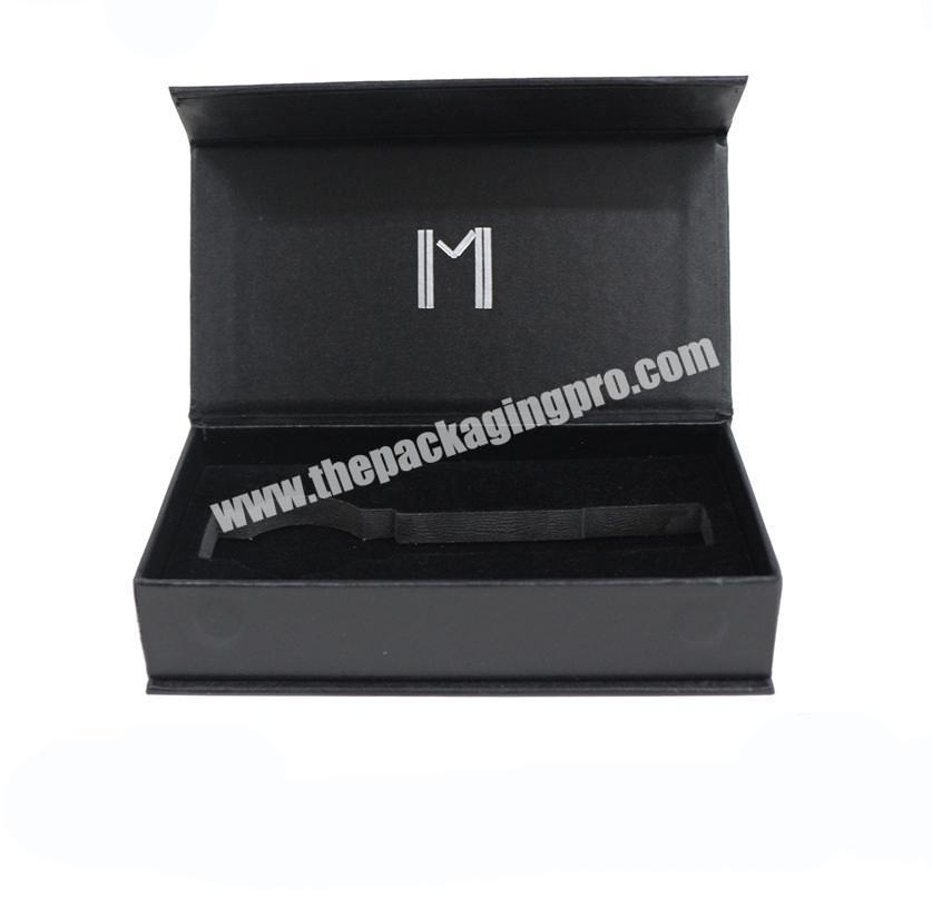 High Quality Black watch gift box cardboard packing box