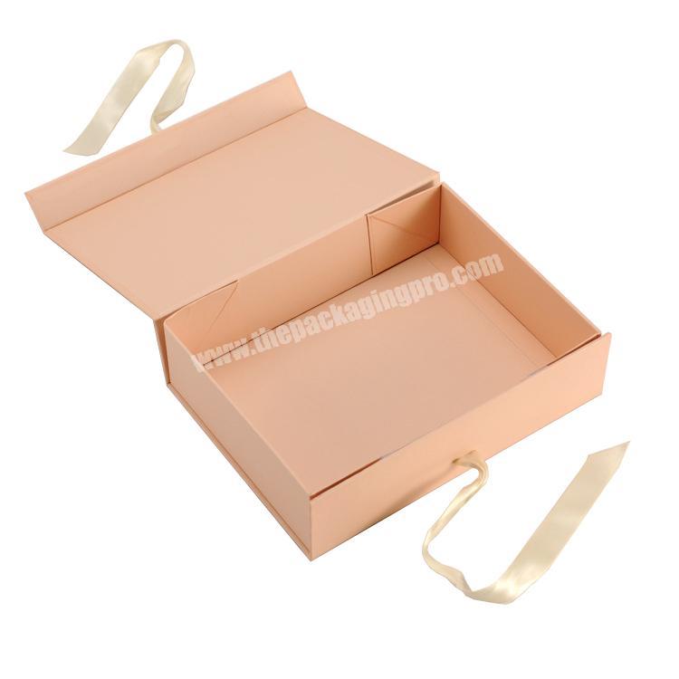 High Quality Book Shape Cardboard Boxes Wholesale with Ribbon Tie Luxury design magnetic paper magnetic gift box