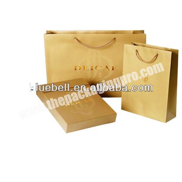 High quality Brand paper bag with hot stamping