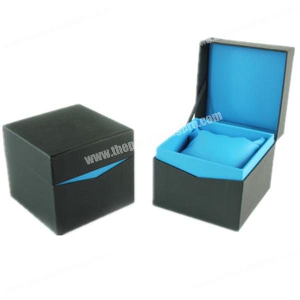 High quality bule black ribbon business watches men wrist gift packaging boxes